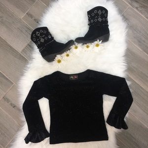 American City Wear Kids Long Sleeve Tee Size M 7/8